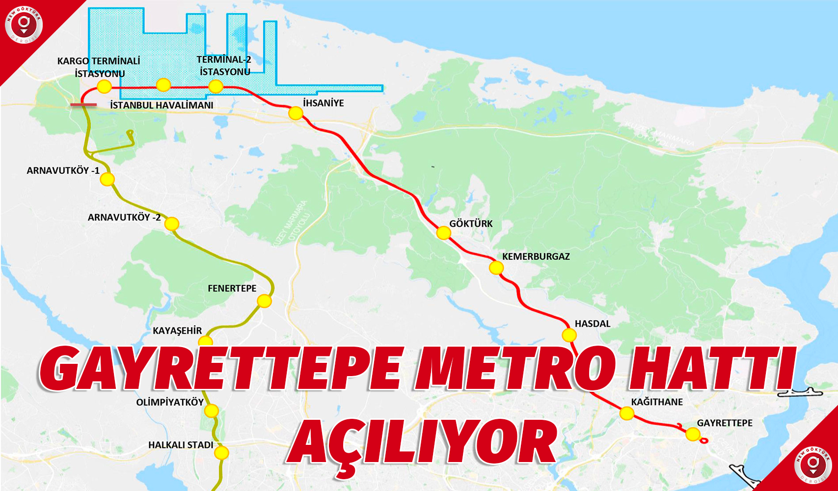 Gayrettepe İstanbul Havalimanı Metro Hattı açıldı New Göktürk Dergisi