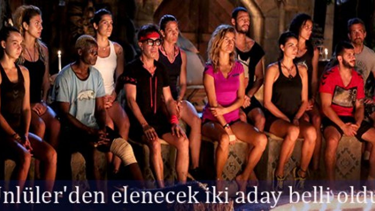 Ünlüler'den elenecek iki aday belli oldu