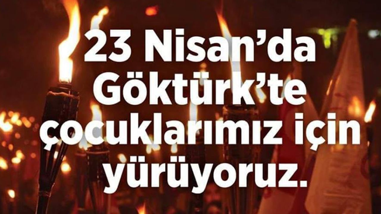 23 Nisan'da Göktürk'te Fener Alayı