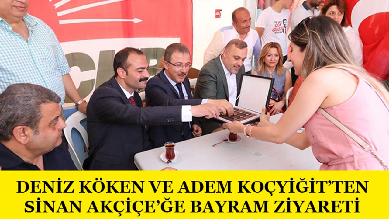 Deniz Köken ve Adem Koçyiğit'ten Sinan Akçiçe'ğe Bayram Ziyareti