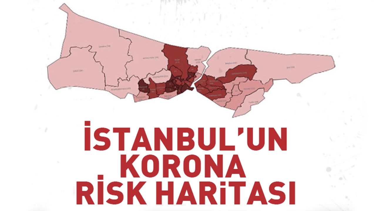 İstanbul ilçeleri korona risk haritası