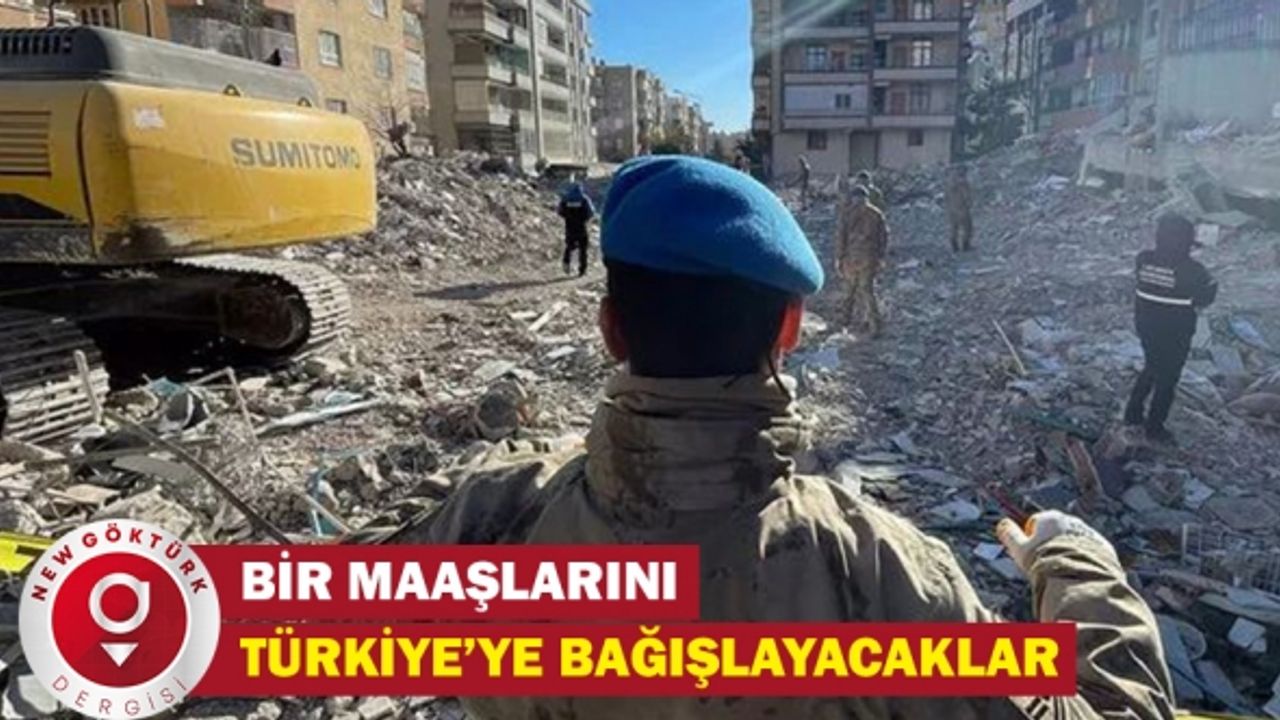 Bir maaşlarını Türkiye’ye bağışlayacaklar! ‘20 yıl önceki iyiliğe karşılık veriyoruz’