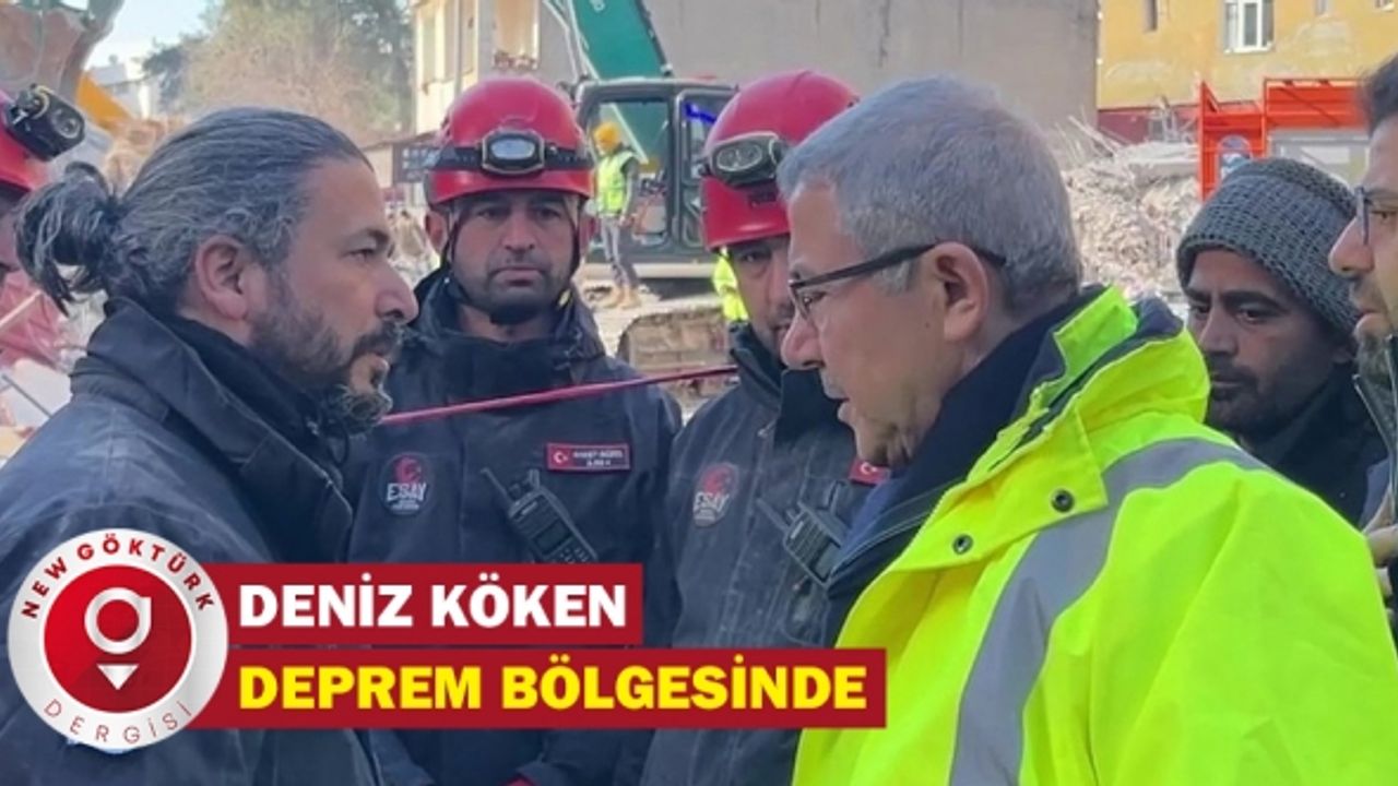 Eyüpsultan Belediye Başkanı Deniz Köken deprem bölgesinde
