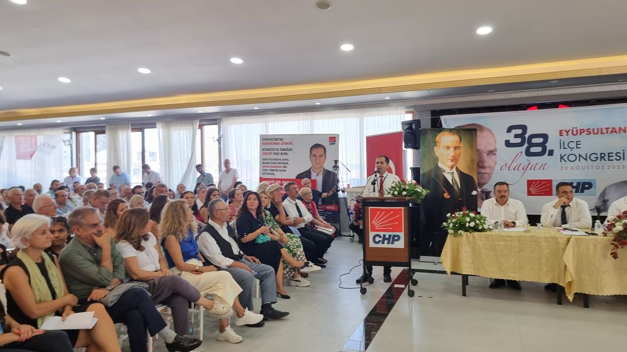 CHP Eyüpsultan İlçe Başkanı Doğan Sarıtaş tekrardan seçildi