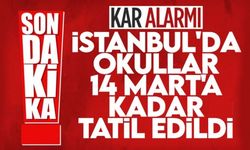 İstanbul'da okullar tatil edildi