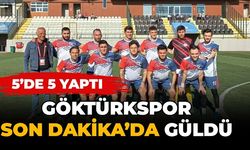 Göktürkspor uzatmalarda frikik golü  ile 3 puanı aldı