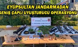 Eyüpsultan Jandarma’dan Geniş Çaplı Uyuşturucu Operasyonu