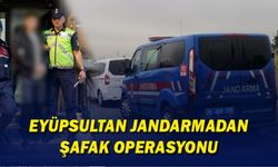 Uyuşturucu tacirlerine Eyüpsultan Jandarmadan Şafak Operasyonu