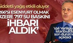 İstanbul Valiliği sel bilançosunu açıkladı!