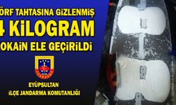 Eyüpsultan Jandarma,  sörf tahtasına gizlenmiş 4 kilogram kokain ele geçirildi