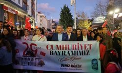Göktürk'te 29 Ekim Cumhuriyet Bayramı Fener Alayı