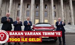 Bakan Varank TBMM’ye Togg ile geldi