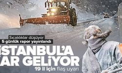 Meteoroloji'den İstanbul için Kar ve Sağanak Uyarısı