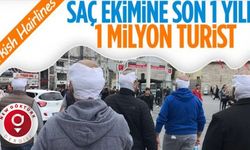 Geçtiğimiz yıl 1 milyon kişi Türkiye'ye saç ektirmeye geldi