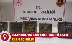 İstanbul'da 108 adet tarihi eser ele geçirildi