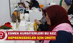 ESMEK Kursiyerleri bu kez depremzedeler için üretti
