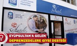 Eyüpsultan'a Gelen Depremzedelere Giysi Desteği