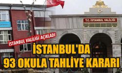 İstanbul’da riskli bulunan 93 okulda eğitim yapılmayacak