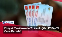 Ehliyet Yenilemede 2 Liralık Çile: 12 Bin TL Ceza Kapıda!