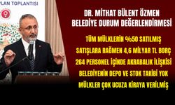 Eyüpsultan Belediye Başkanı Dr. Mithat Bülent Özmen'den Belediyenin durum özeti