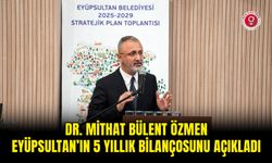 Dr. Mithat Bülent Özmen, Eyüpsultan’ın 5 yıllık bilançosunu açıkladı