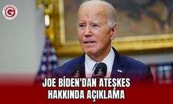 Joe Biden'dan Ateşkes Hakkında Açıklama