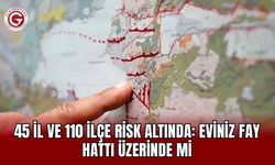 45 il ve 110 ilçe risk altında: Eviniz fay hattı üzerinde mi?