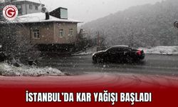 İstanbul’da Kar Yağışı Başladı