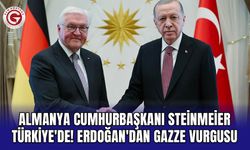 Almanya Cumhurbaşkanı Steinmeier Türkiye'de! Erdoğan'dan Gazze vurgusu