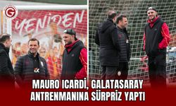 Mauro Icardi, Galatasaray antrenmanına sürpriz yaptı