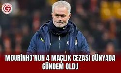 Mourinho’nun 4 maçlık cezası dünyada gündem oldu