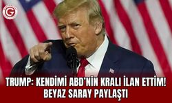 Trump: Kendimi ABD’nin kralı ilan ettim! Beyaz Saray paylaştı