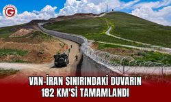 Van-İran sınırındaki duvarın 182 km'si tamamlandı