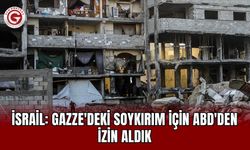 İsrail: Gazze'deki soykırım için ABD'den izin aldık