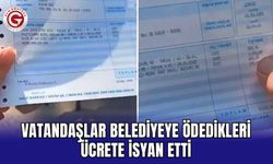 Vatandaşlar Belediyeye Ödedikleri Ücrete İsyan Etti