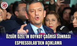 Özgür Özel’in boykot çağrısı sonrası Espressolab’den açıklama