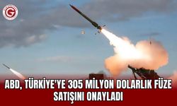 ABD, Türkiye'ye 305 Milyon Dolarlık Füze Satışını Onayladı