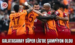 Galatasaray Süper Lig'de Şampiyon Oldu