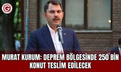 Murat Kurum: Deprem Bölgesinde 250 Bin Konut Teslim Edilecek