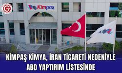 Kimpaş Kimya, İran ticareti nedeniyle ABD yaptırım listesinde