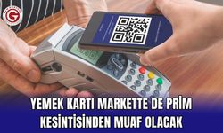 Yemek kartı markette de prim kesintisinden muaf olacak