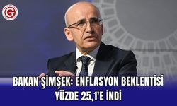 Bakan Şimşek: Enflasyon beklentisi yüzde 25,1'e indi