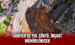 Sarıyer’de Yol Çöktü, İnşaat Mühürlenecek