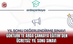 Göktürk’te Arda Çankaya Eğitim’den Ücretsiz Yıl Sonu Sınavı