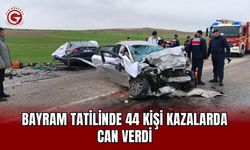 Bayram tatilinde 44 kişi kazalarda can verdi
