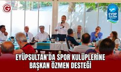 Eyüpsultan'da Spor Kulüplerine Başkan Özmen Desteği