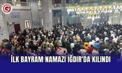 İlk bayram namazı Iğdır'da kılındı
