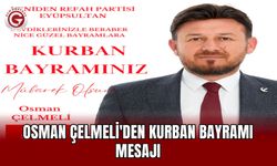 Osman Çelmeli'den Kurban Bayramı Mesajı