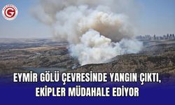 Eymir Gölü çevresinde yangın çıktı, ekipler müdahale ediyor