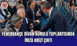 Fenerbahçe Divan Kurulu toplantısında imza krizi çıktı
